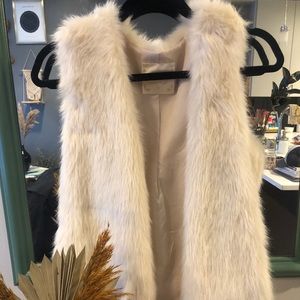 Faux Fur Sweater Vest
